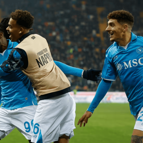 Il Napoli vince ad Udine, il Napoli c’è!